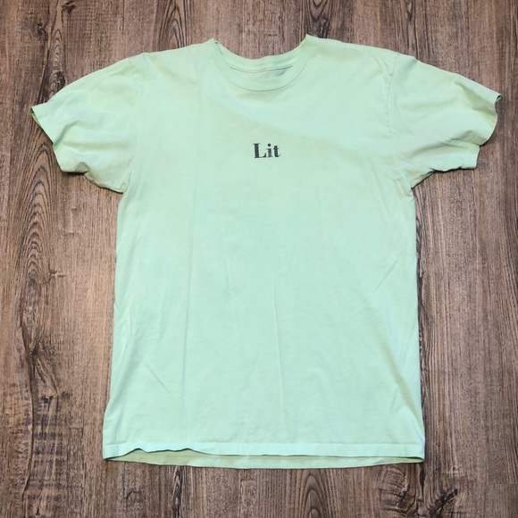 Cooke Collective Mint Green "Lit" Short Sleeve Tee - Picture 2 of 7